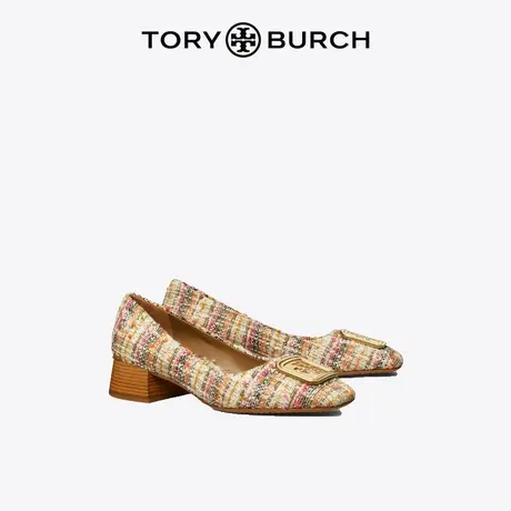 【限时折扣】TORY BURCH汤丽柏琦 GEORGIA多彩高跟鞋 154007图片