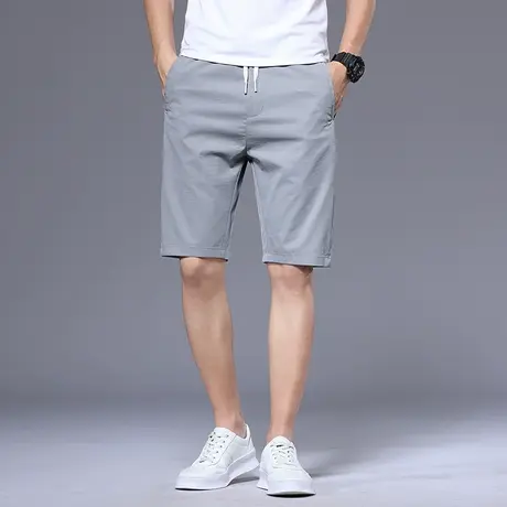 2023新款五分裤男士休闲短裤夏季冰丝运动裤子男款潮牌中裤速干商品大图