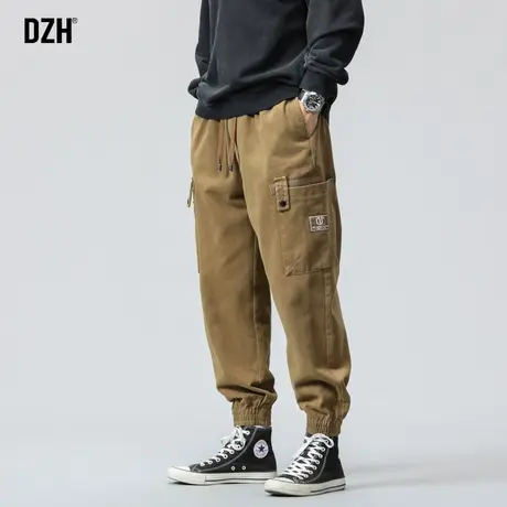 男士束脚休闲裤男款2024年新款美式工装裤子男秋冬美式潮牌运动裤商品大图