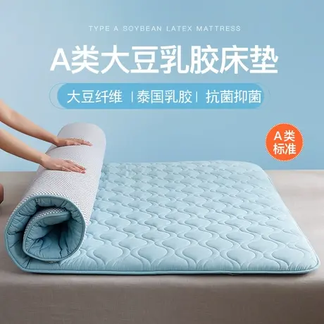 恒源祥A类乳胶抗菌大豆床垫软垫家用褥子垫子租房专用打地铺防滑图片