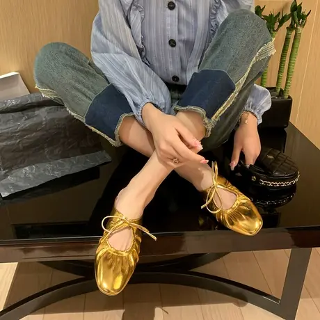 2023年新款夏季平跟凉拖鞋网红外穿圆头穆勒包头半拖鞋女时尚超火商品大图