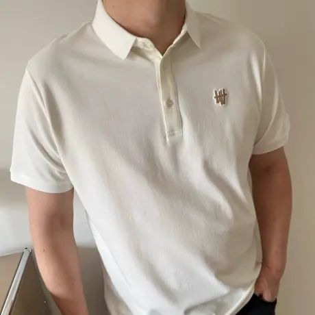 大依无忧夏大码男装简约加肥加大商务休闲男士翻领短袖t恤polo衫商品大图