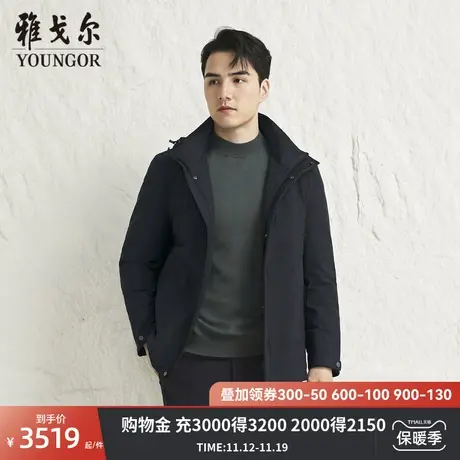 【商场同款】雅戈尔男士羽绒服秋冬新款官方商务休闲保暖羽绒外套图片