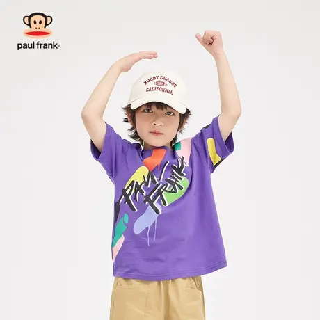 大嘴猴男女童装短袖t恤2023年夏季新品半袖中大儿童纯棉上衣体恤商品大图