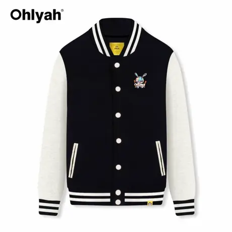 Ohlyah运动外套oversize女2023新款爆款chic美式复古港风棒球服商品大图