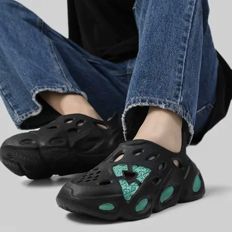 网红雨鞋男款夏季时尚透气胶鞋防滑钓鱼水鞋户外溯溪涉水鞋防水鞋商品大图