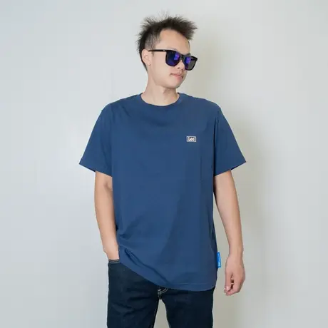 Lee23新款男夏季短袖T恤宽松舒适潮流圆领印花LMT0045533RX-1742商品大图