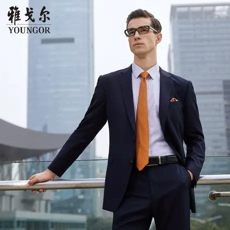 雅戈尔奥莱清仓男士西服春商务休闲职业时尚纯羊毛西装外套B商品大图