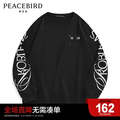 太平鸟男装 2023夏季长袖T恤男B1DCC2127商品大图
