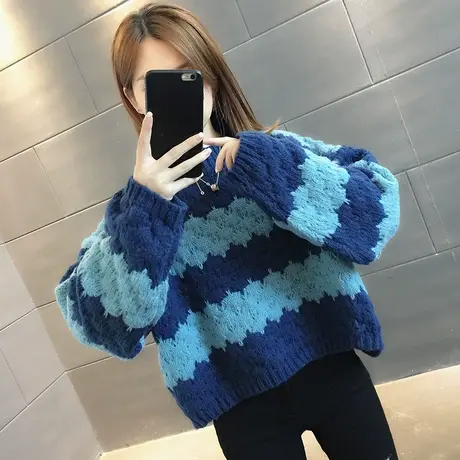 毛衣女装2023年新款秋冬季女士冬款冬装宽松外穿加厚打底衫洋气潮商品大图