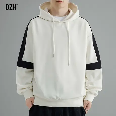 男士套头卫衣男连帽秋季潮牌休闲外套潮高级感男装2024新款连帽衫商品大图