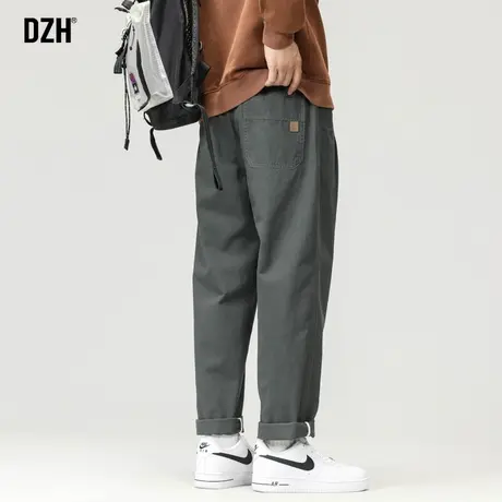 男士春季工装裤子男秋冬款2024新款直筒宽松休闲裤男款2024年新款商品大图