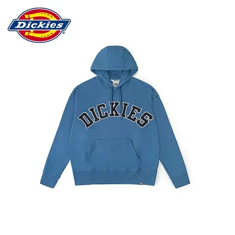 Dickies24春夏新款字母logo贴布绣美式连帽卫衣宽松 运动休闲图片
