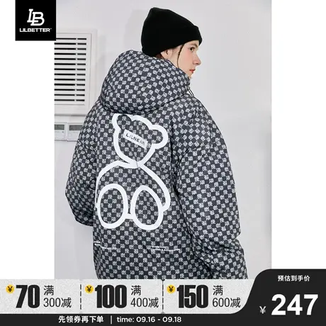 Lilbetter棉服男潮流街头宽松外套港式复古上衣防寒冬装国潮棉衣商品大图