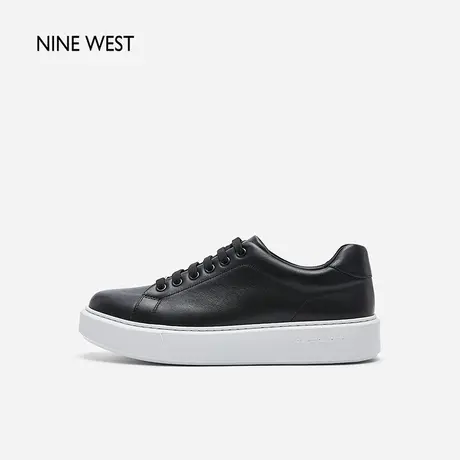 Nine West/玖熙简约撞色平底舒适板鞋男秋冬时尚百搭男士男鞋子商品大图
