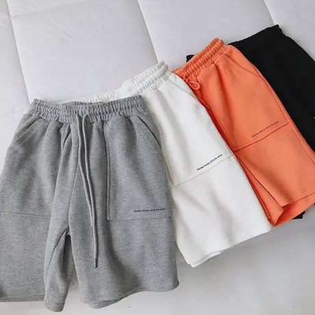 运动短裤女夏季薄款宽松显瘦休闲百搭bf风中裤阔腿五分裤子ins潮商品大图
