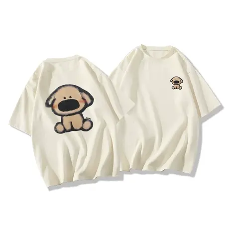 上衣失踪t恤短袖女2024早春新款韩系穿搭宽松中长款半袖纯棉上衣图片