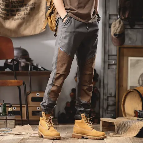 Modi Nick/摩帝尼克男士宽松潮流工装裤束脚运动男款裤子时尚潮流商品大图