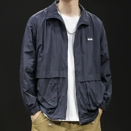 轻薄潮牌速干冰丝防晒衣男士户外防晒服新款钓鱼外套男款防紫外线图片
