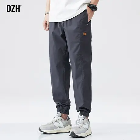 男士秋冬新款男裤子夏款休闲束脚裤2023年新款裤子高街美式工装裤商品大图