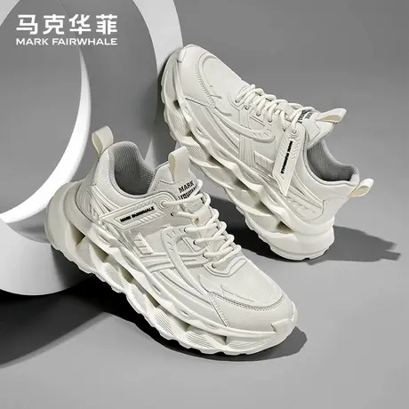 马克华菲男鞋2025新款夏季休闲运动鞋潮牌高级感厚底增高老爹鞋男商品大图