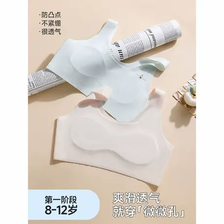 IEF/爱依服2025新款亲肤舒适透气防凸点无罩杯设计少女内衣商品大图