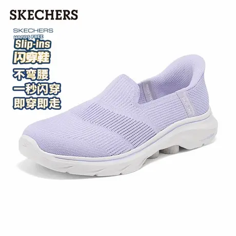 斯凯奇闪穿鞋2025新款秋季女鞋健步鞋一脚蹬老人鞋妈妈运动休闲鞋商品大图
