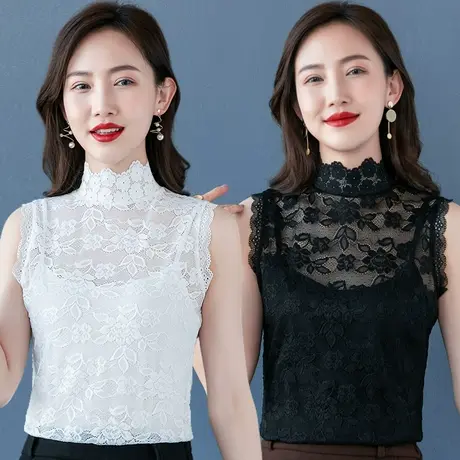 春秋上衣假领子女配裙花边领口蕾丝衣领毛衣卫衣内搭T恤装饰立领图片