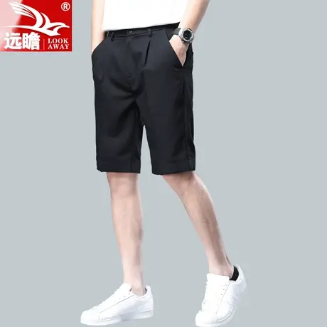 超薄休闲短裤男夏季薄款五分裤男士夏天中裤5分西裤潮流裤子男款商品大图