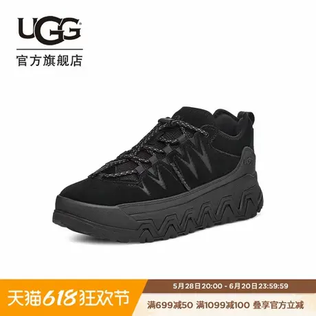 UGG秋季男士舒适休闲时尚系带低帮厚底波浪鞋户外休闲鞋 1158252商品大图