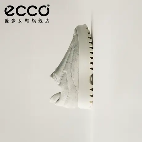 【RAL7000联名】ECCO爱步女鞋 新款真皮运动休闲鞋 街头ACE860243商品大图