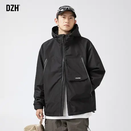 男士工装三合一冲锋衣男冬款高级感可拆卸2023年新款防风防水外套商品大图