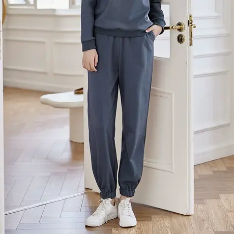 艾路丝婷松紧束脚裤女2023年秋季新款商品大图