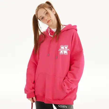 Nuthink美式加肥加大字母连帽卫衣男宽松潮牌潮流男款上衣春季商品大图