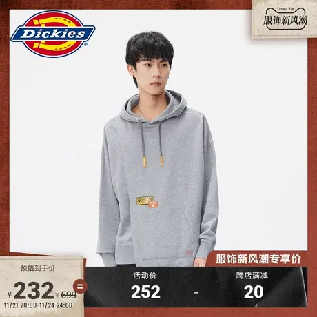 Dickies 男女情侣春夏休闲运动宽松连帽上衣 美式卫衣 工装图片