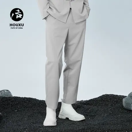 后序休闲裤男长裤合体小脚黑色男裤春季百搭中国风原创唐装裤子男图片