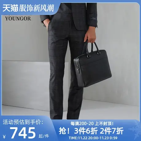 雅戈尔男士西裤秋新款官方商务休闲商场同款套装西裤裤子S1578商品大图