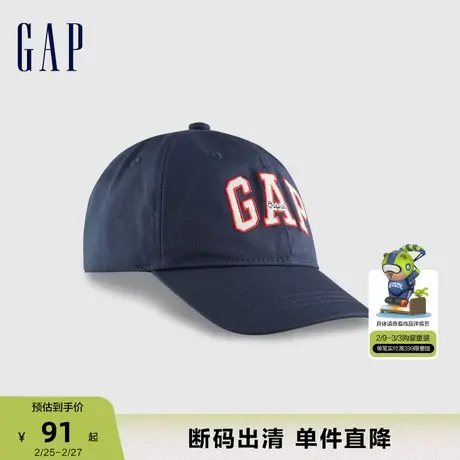 【断码优惠】Gap男幼童春秋LOGO拼色棒球帽鸭舌帽休闲帽824595商品大图