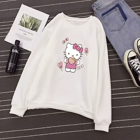 秋冬卫衣女士加厚加绒2023年新款宽松韩版bf慵懒风潮ins春秋外套商品大图