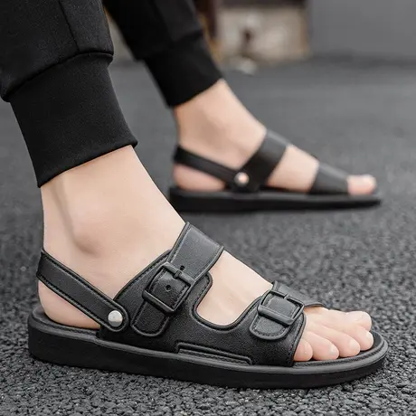 雨鞋男款夏季时尚钓鱼水鞋厨房防滑鞋工地胶鞋赶海专用溯溪涉水鞋商品大图