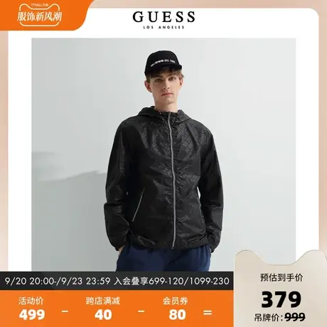 GUESS款男士拉链两面穿外套-M2GL15WCQA2商品大图