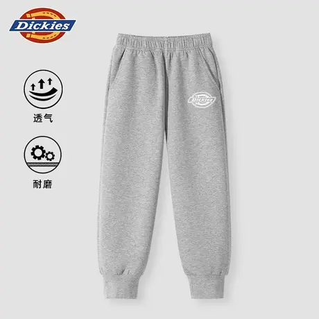 Dickies童装儿童裤子春秋款男童2025新款灰色运动裤女童潮牌卫裤A图片