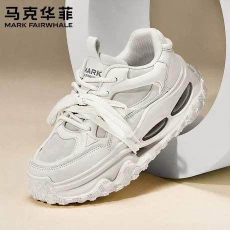 马克华菲时尚男鞋2025夏季新款潮流百搭休闲鞋厚底减震增高老爹鞋商品大图