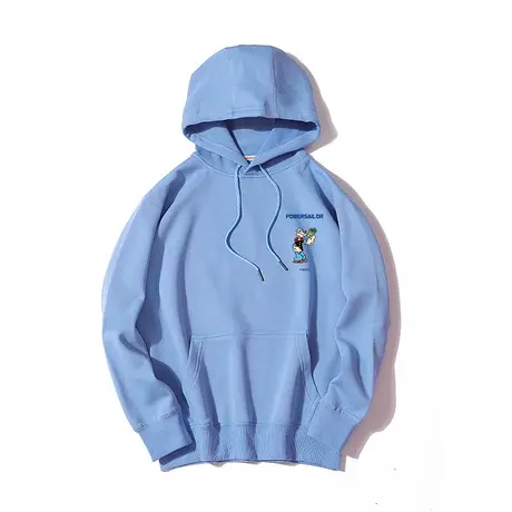 秀洛像素风衣服大力水手衣服秋冬季加绒加厚卡通动漫连帽卫衣外套商品大图