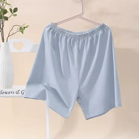 男人睡觉穿的短裤睡裤宽松家居休闲大棉男士夏天加宽无袋薄款商品大图