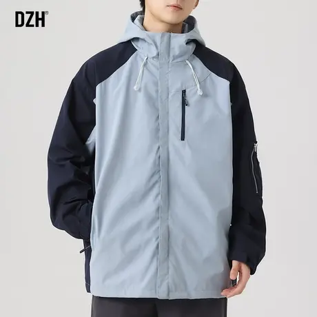 男士户外冲锋衣男美式机能工装夹克外套男款2024年春季潮牌登山服图片