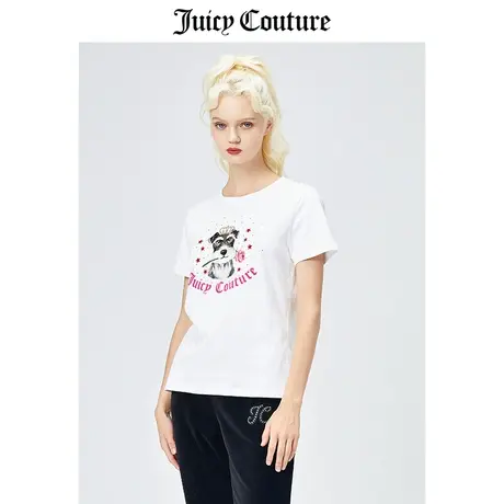 Juicy Couture橘滋短袖T恤女夏季新款美式纯棉半袖上衣百搭短袖T图片