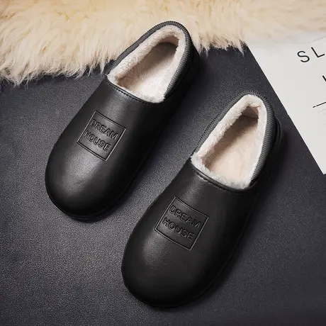 雨鞋男款冬季加绒加厚钓鱼水鞋工地胶鞋套鞋保暖棉雨靴男士防水鞋商品大图