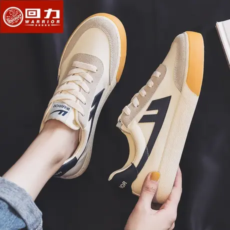 回力女鞋帆布鞋女2024春季新款小脏橘休闲运动板鞋子小众设计感图片