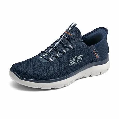 闪穿鞋Skechers斯凯奇slip ins系列夏男网面透气一脚蹬休闲运动鞋商品大图